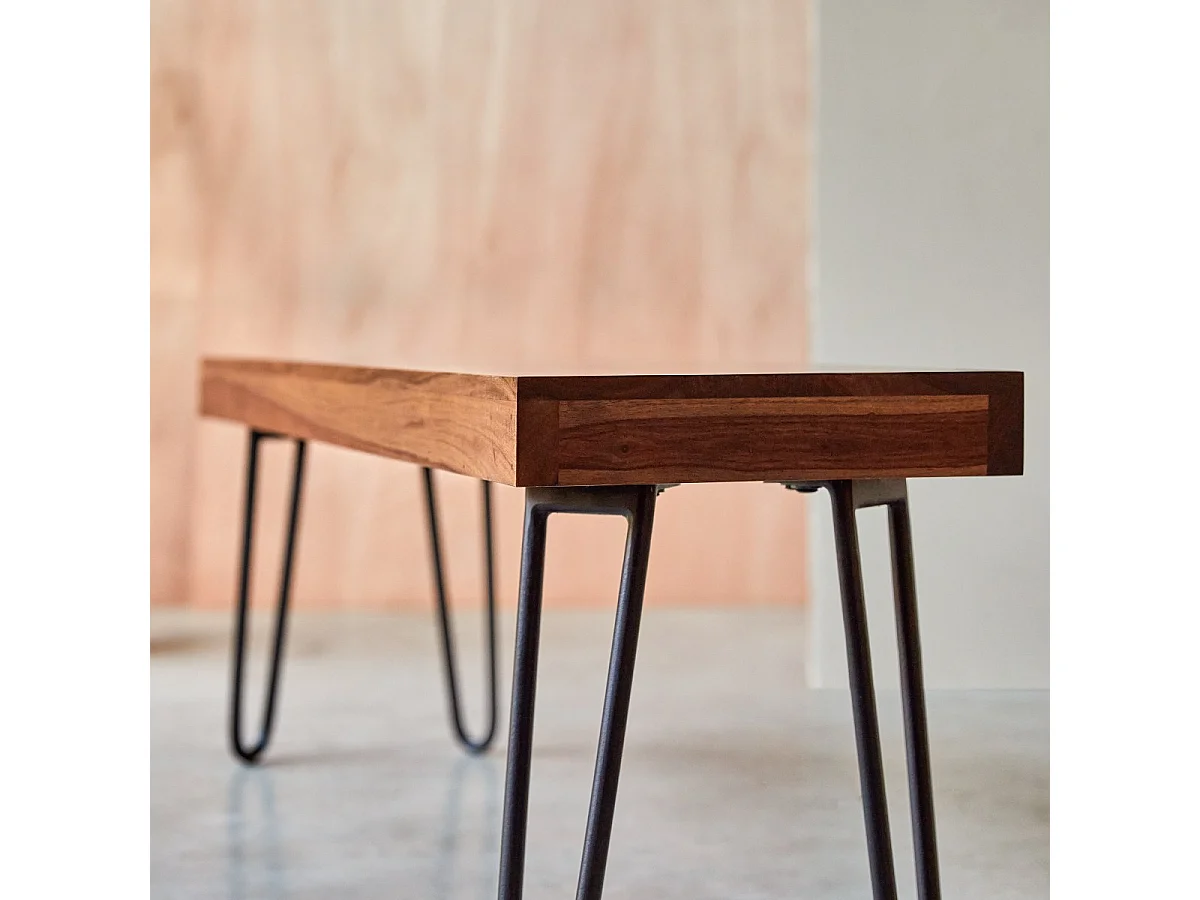 Panca in legno di palissandro 180 Helga