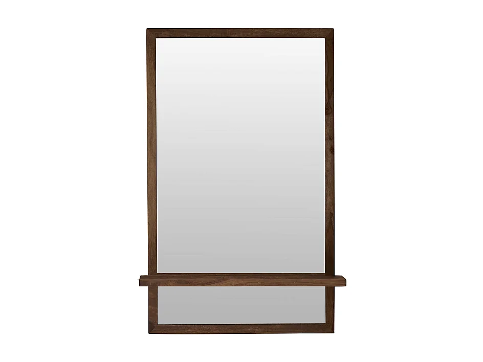 Specchio in legno di palissandro Galyno 75x50