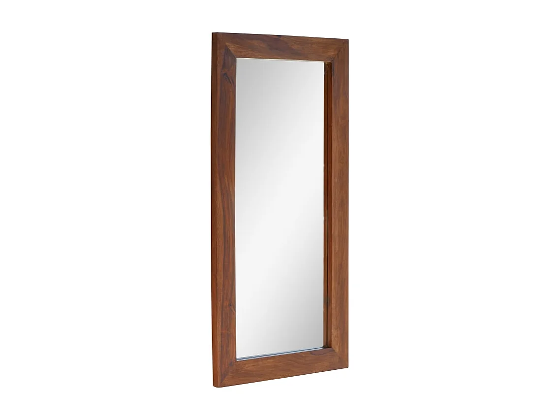 Spiegel Badezimmer Flur Schlafzimmer Wandspiegel 100x50 cm Massivholz Palisander