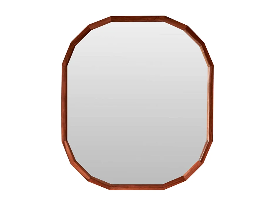 Specchio in legno di palissandro massello 80x70 cm Jade