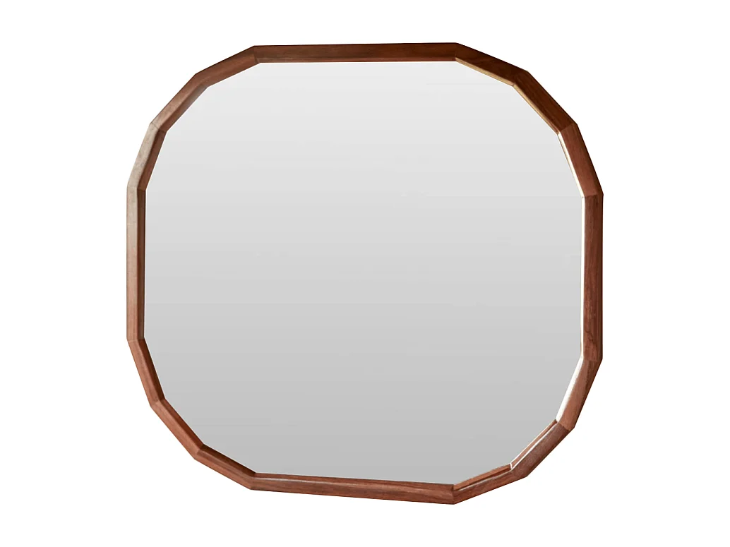 Specchio in legno di palissandro massello 80x70 cm Jade