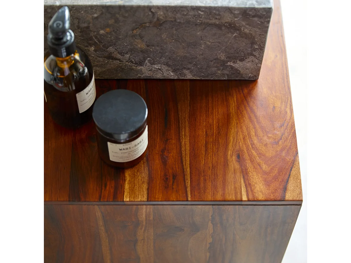 Waschtischunterschrank Kwarto aus massivem Palisanderholz 60 cm