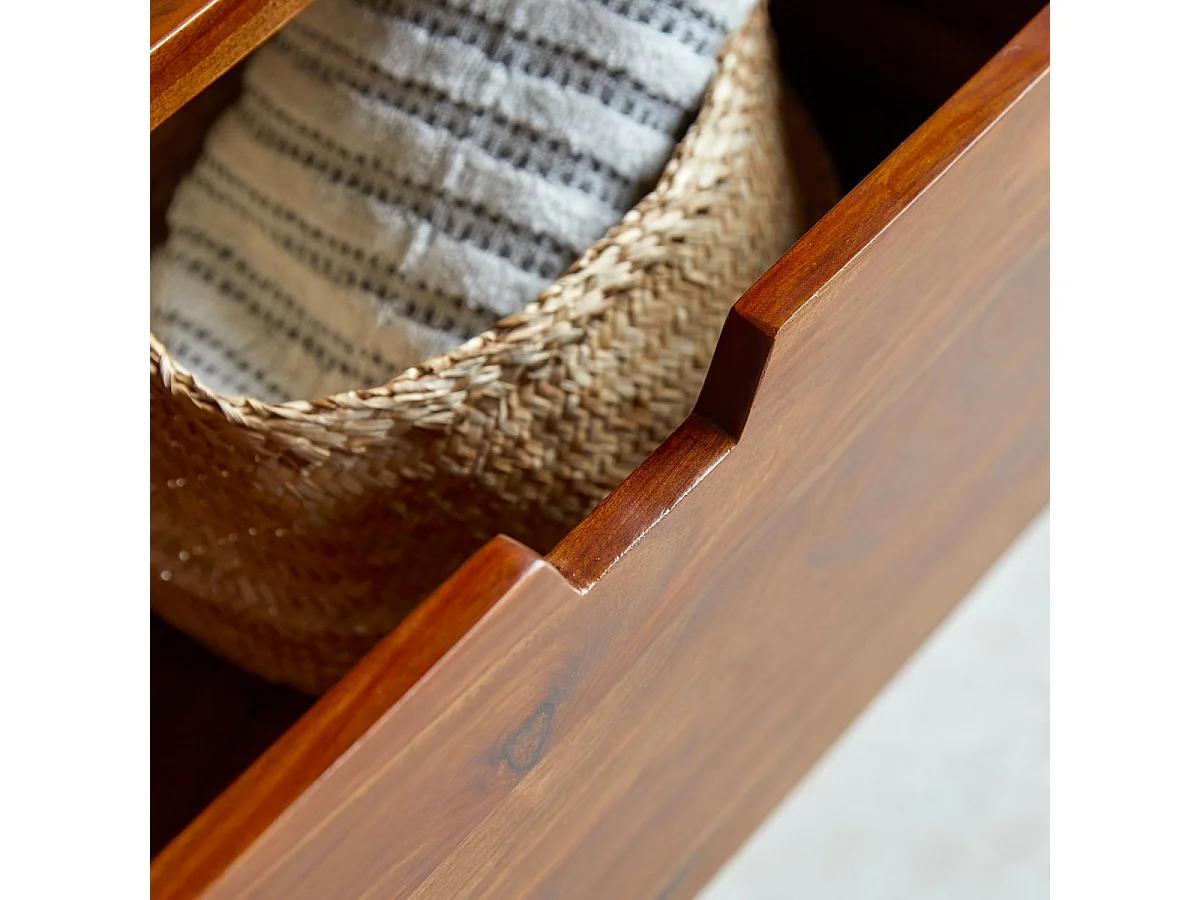 Waschtischunterschrank Kwarto aus massivem Palisanderholz 60 cm