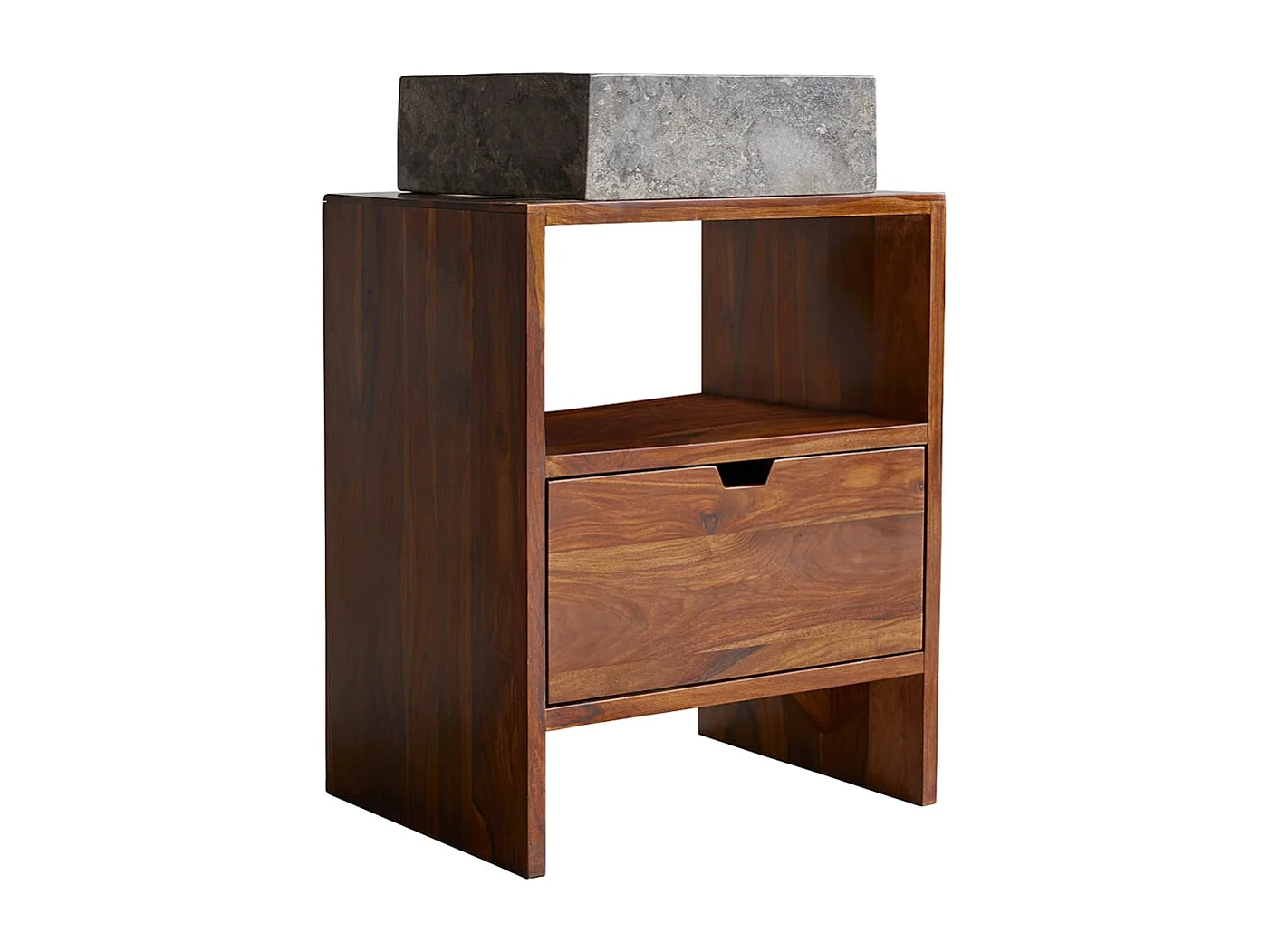 Waschtischunterschrank Kwarto aus massivem Palisanderholz 60 cm