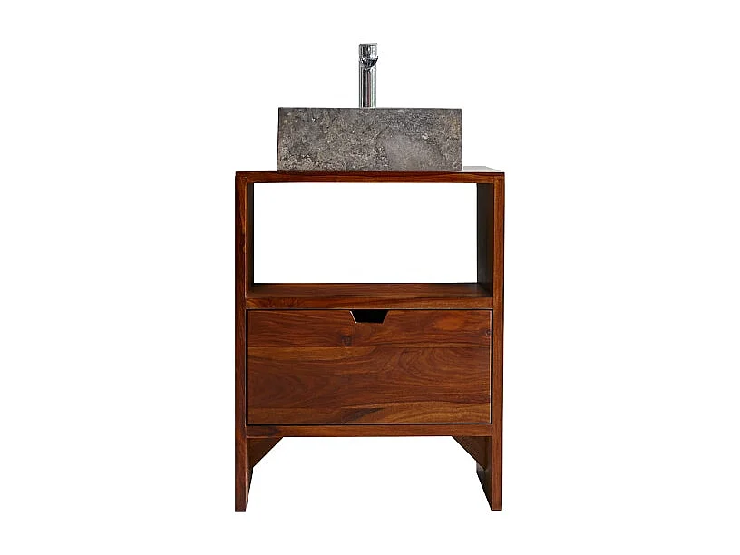 Waschtischunterschrank Kwarto aus massivem Palisanderholz 60 cm