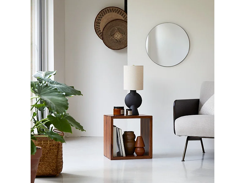 tavolino da divano cubo palissandro massello soggiorno comodino