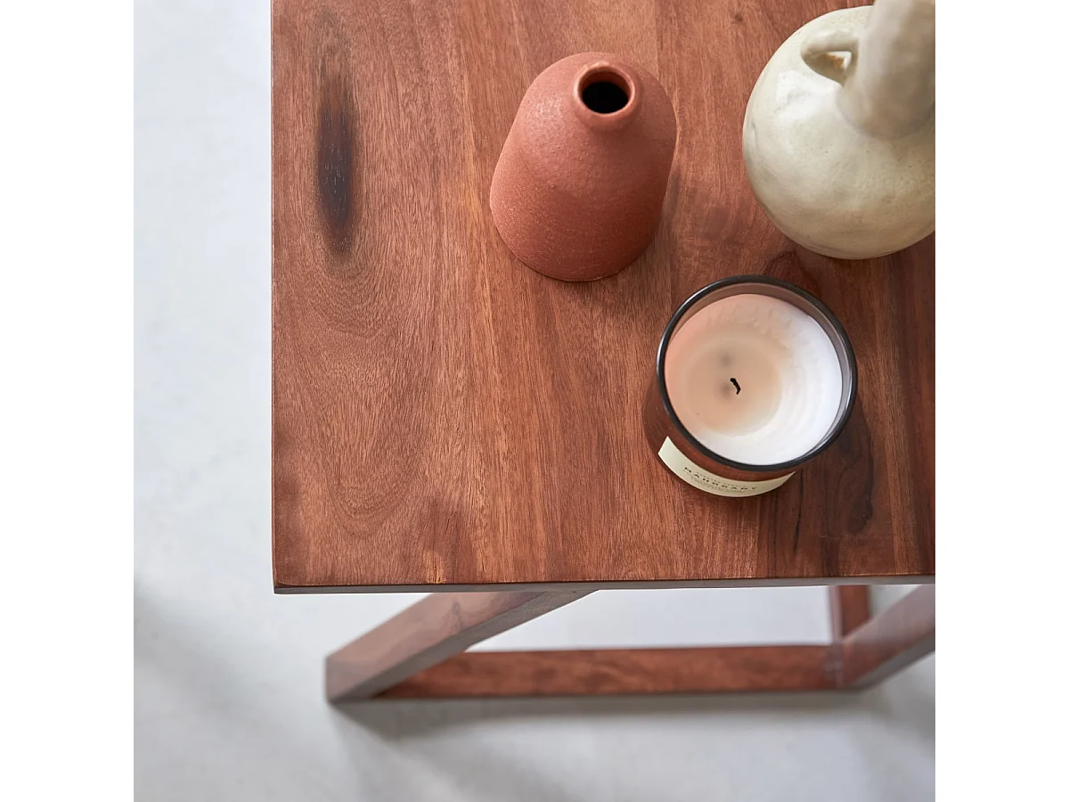 Tavolini impilabili in legno di palissandro Gaspard