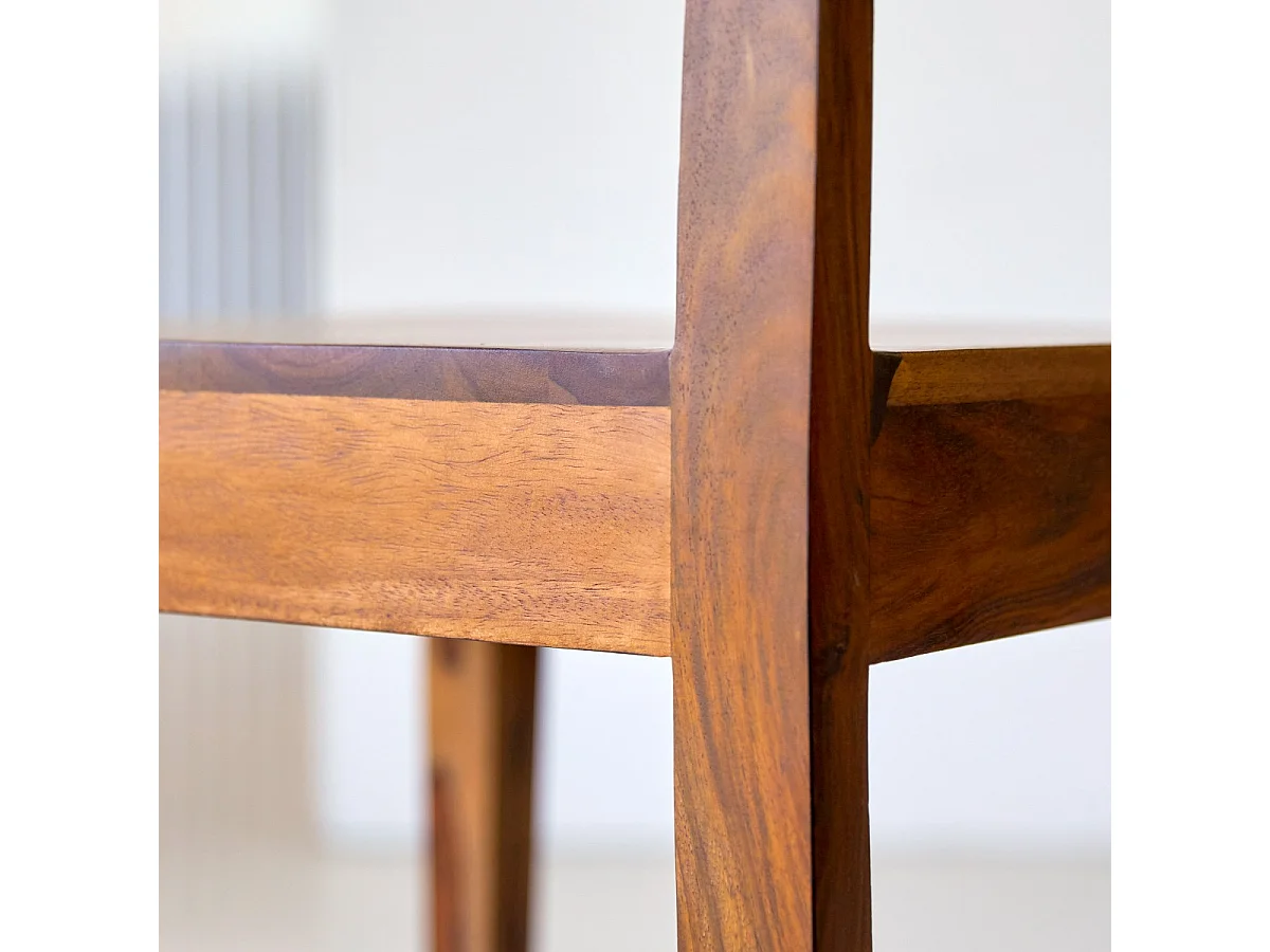 Sedia Sheesham palissandro legno massello design scandinavo  sala pranzo