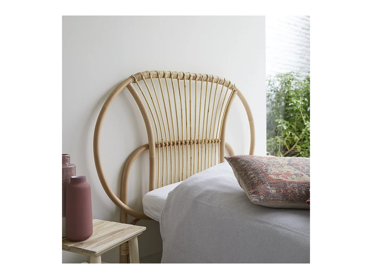 Testata per letto in rattan 120 cm Leontie