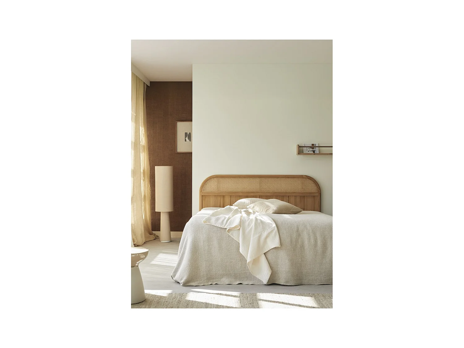 Bett-Kopfteil Hector aus Teakholz 170 cm