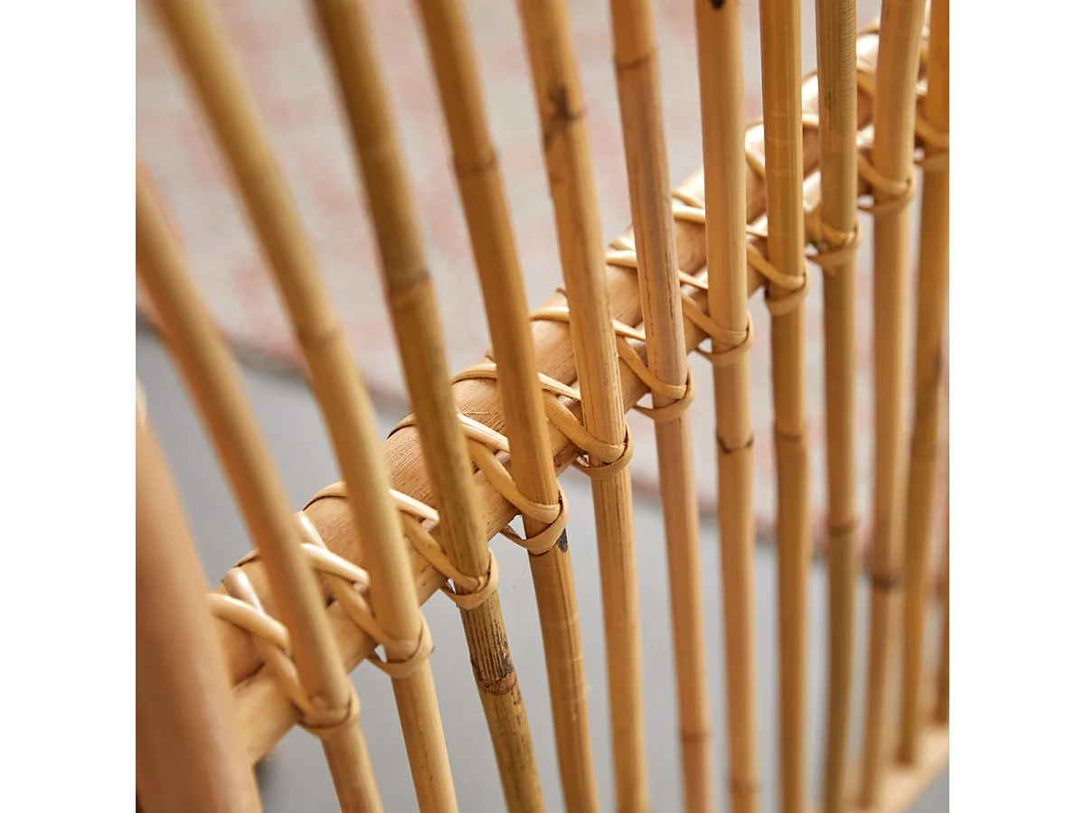 Testiera per letto bambini in canne di rattan 120 Leontie