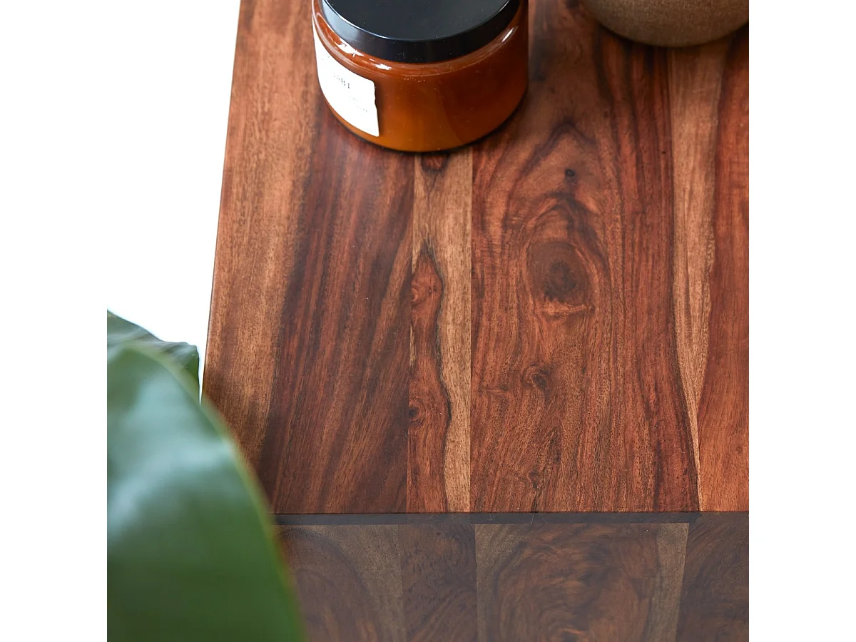 Nachttisch Kwarto aus massivem Palisanderholz 3 Schubladen