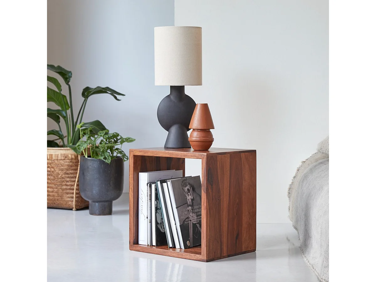 Nachttisch Kwarto aus massivem Palisanderholz