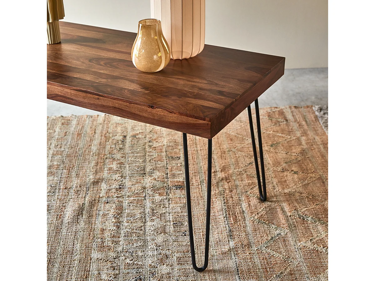 Tavolo in legno di palissandro 210x75 Helga
