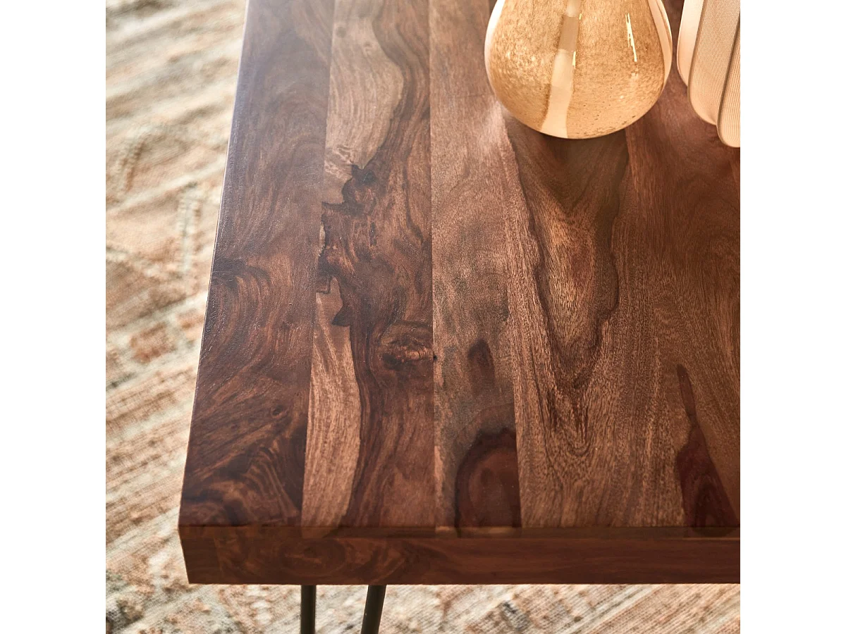 Tavolo in legno di palissandro 210x75 Helga