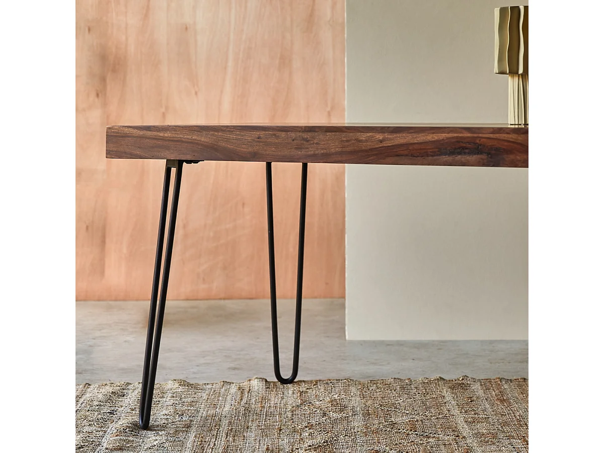 Tavolo in legno di palissandro 210x75 Helga