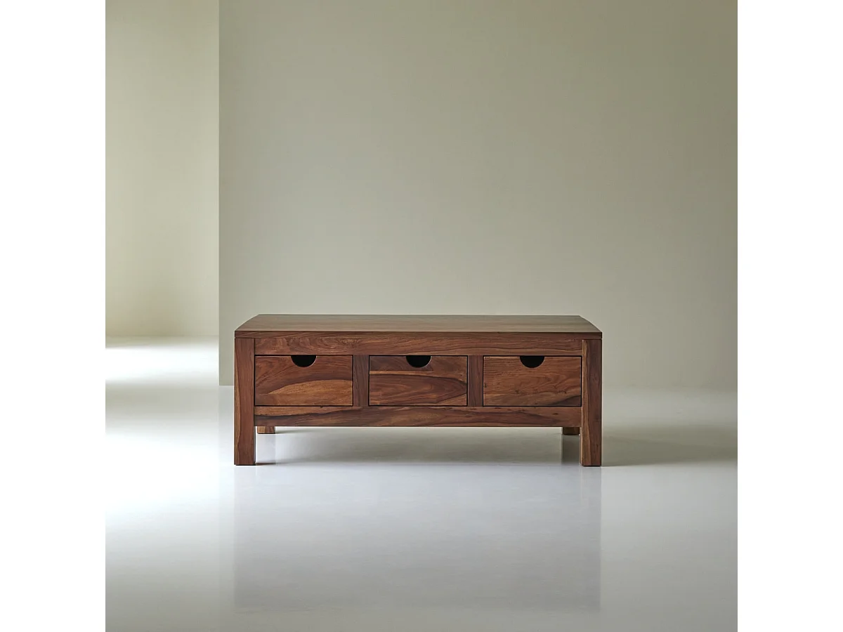 Couchstisch Beistelltisch Wohnzimmertisch Palisanderholz 110x75 cm Neu Tikamoon