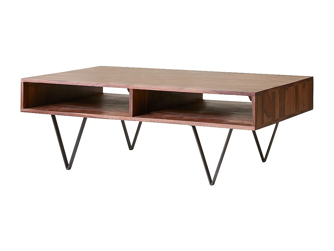 Tavolino basso 115 x 70 cm in Palissandro Metric