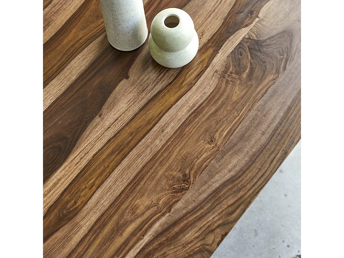 Couchstisch Beistelltisch Wohnzimmertisch Palisander 80x80 cm Neu Tikamoon