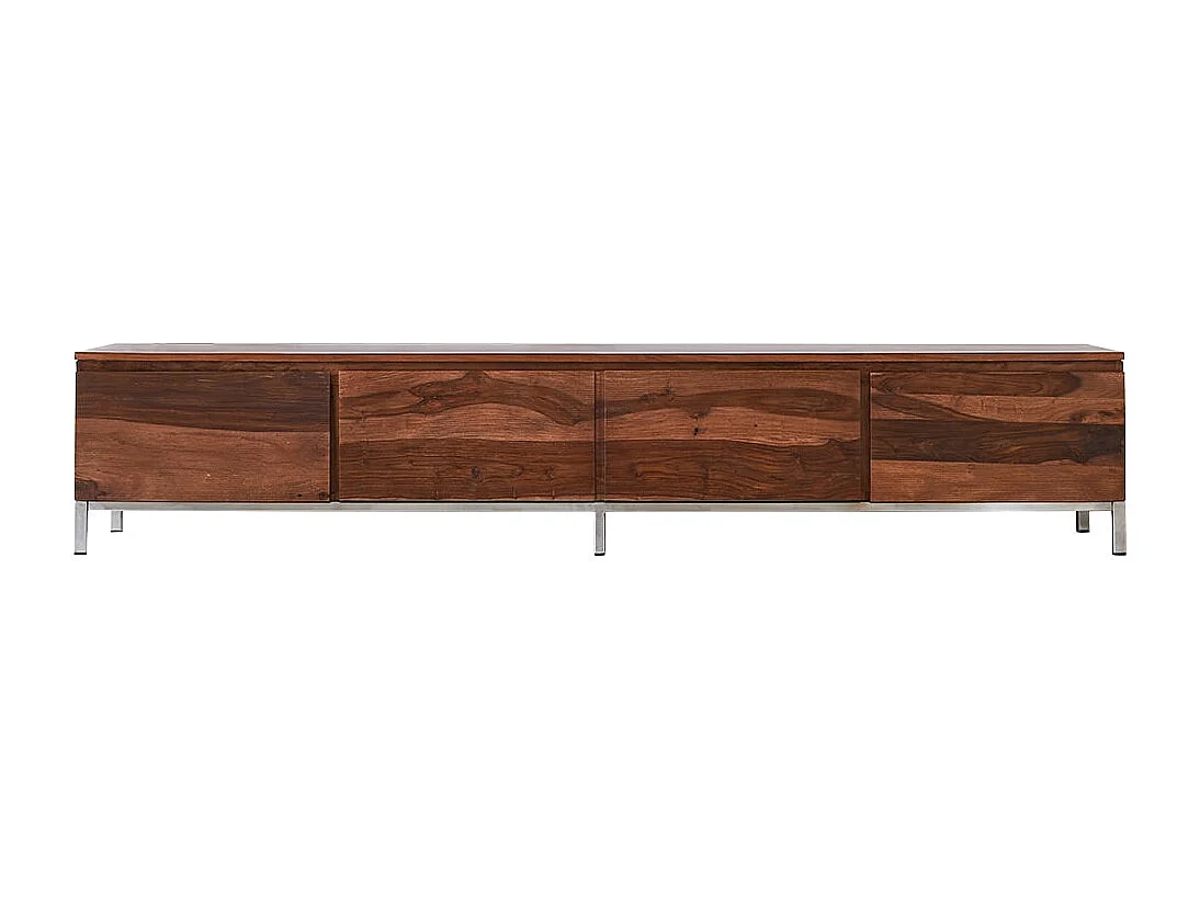 TV Möbel Palisander 205cm Wohnzimmer Hifi Sideboard TV Rack Fernsehschrank