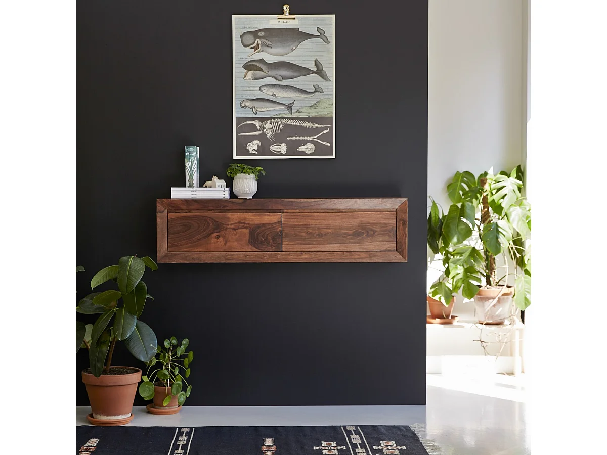 Konsolentisch Sideboard Wandschrank aus Palisanderholz 120 cm Neu Tikamoon