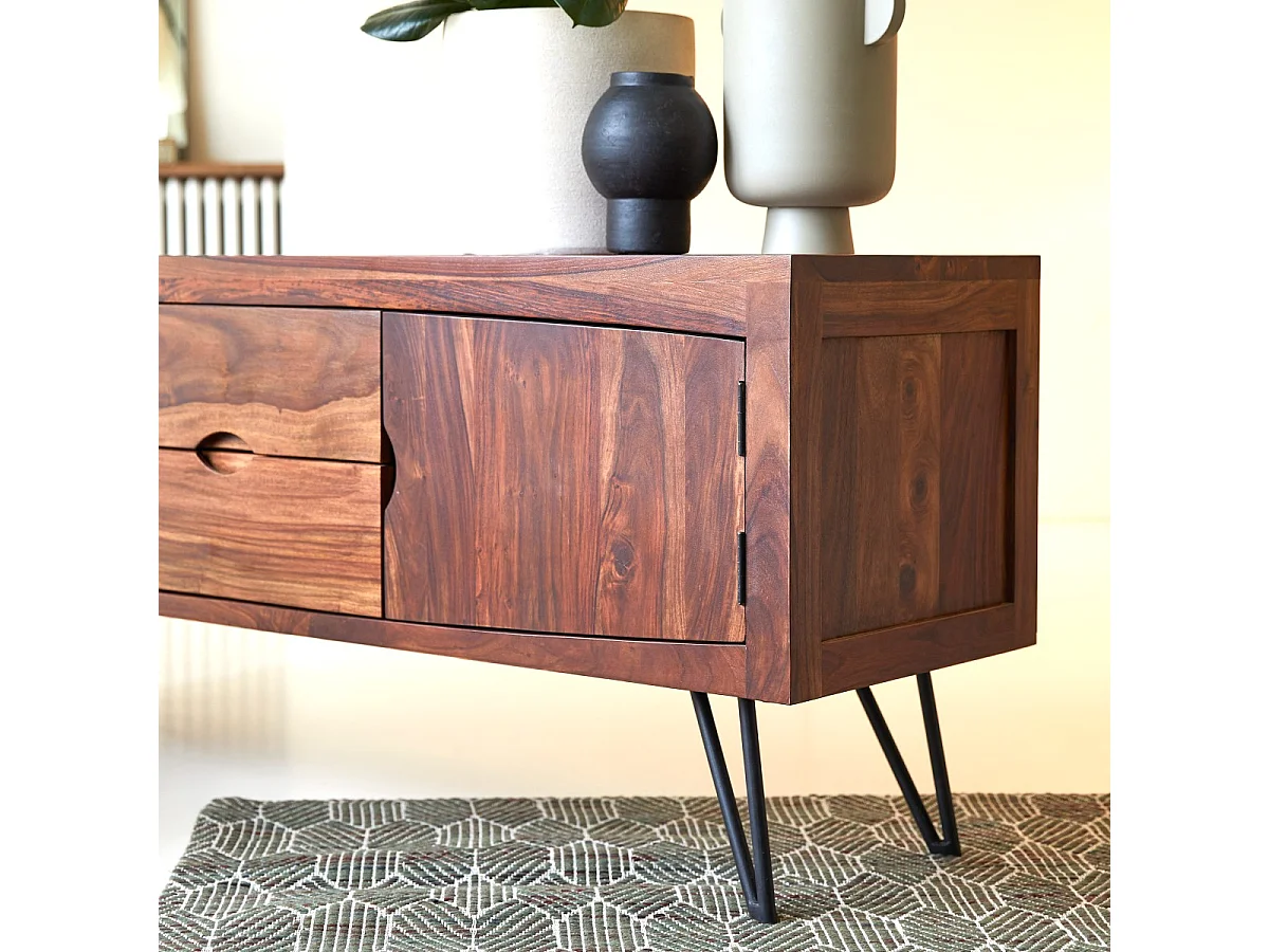 Mobile porta TV in legno di palissandro 180 Bonnie