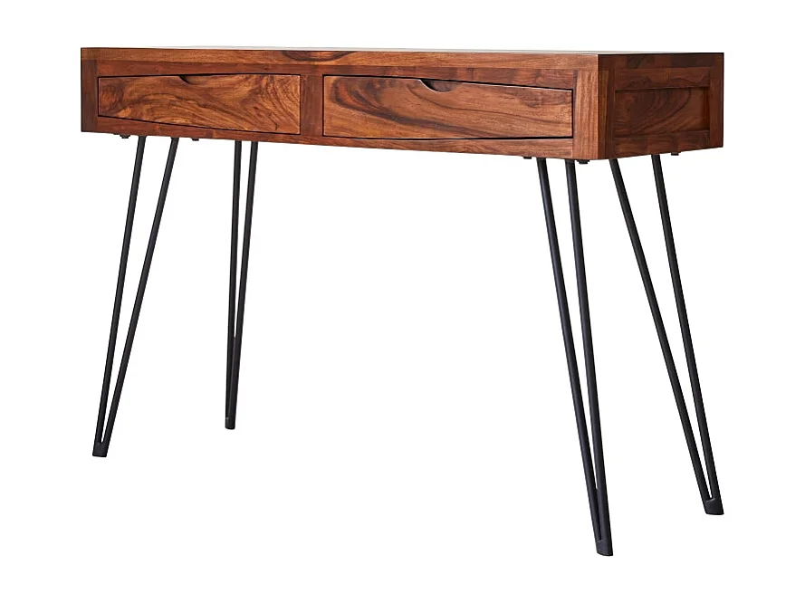 Konsole aus Palisander 120 cm breit Sideboard mit zwei Schubladen