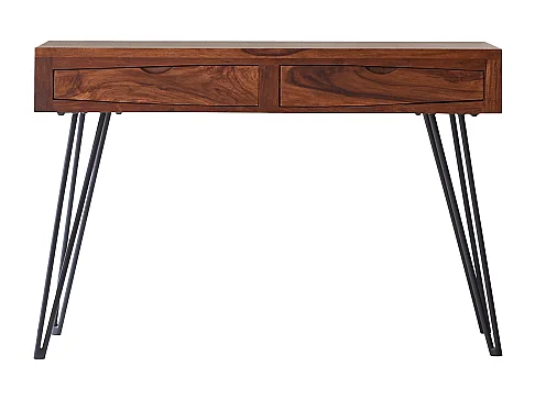 Konsole aus Palisander 120 cm breit Sideboard mit zwei Schubladen