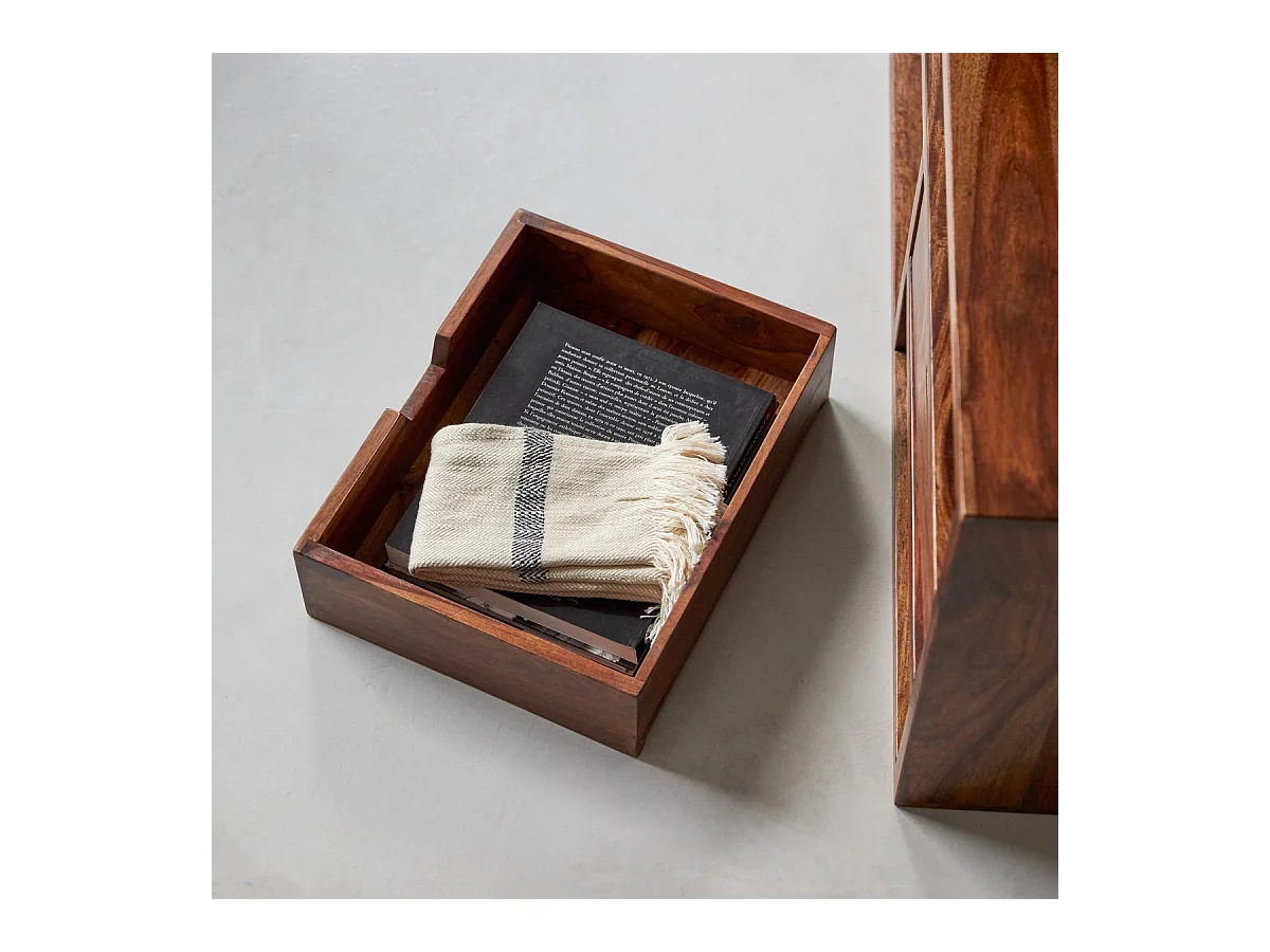 TV-Unterschrank TV-Schrank TV-Tisch Palisander massives Holz 170cm Tikamoon