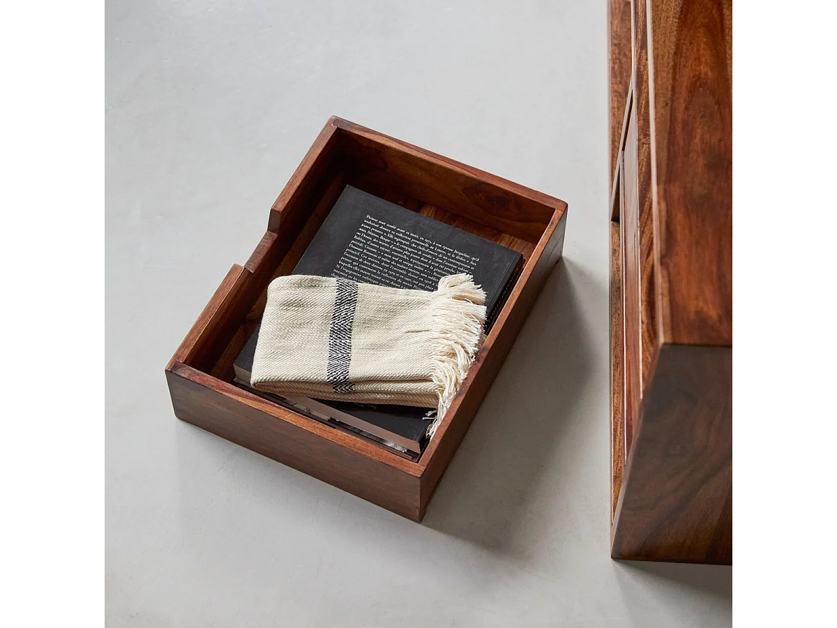 mobile TV porta-TV legno massello palissandro 170cm arredo soggiorno tv Tikamoon