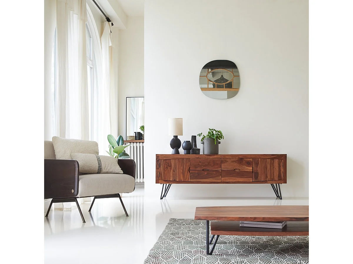 TV Schrank aus Palisander 180 cm Unterschrank Lowboard Sheesham