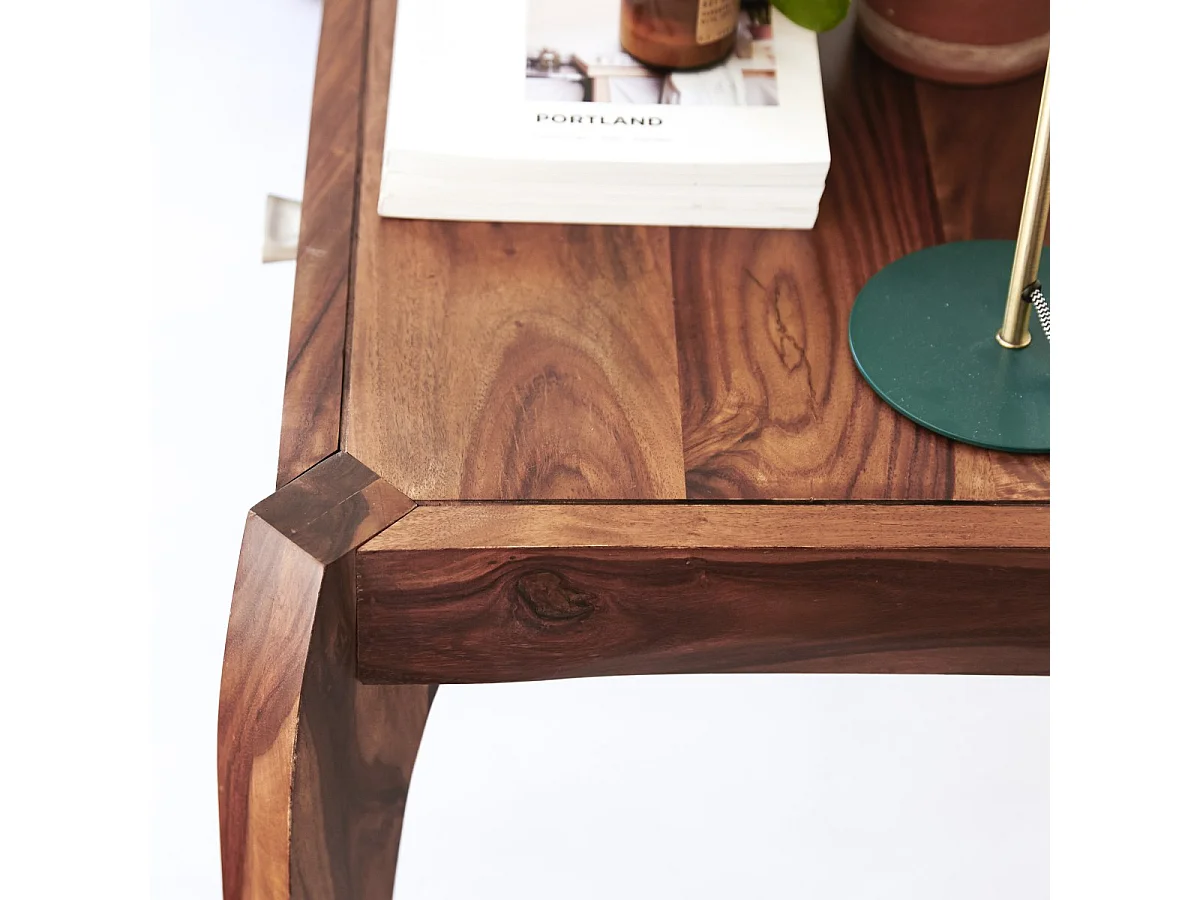 Eleganter Schreibtisch aus massivem Palisanderholz 135 Luna