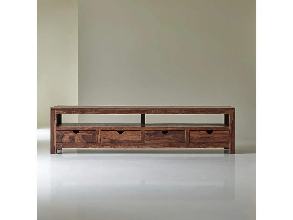 TV-Unterschrank TV-Schrank TV-Tisch Palisander Sheesham 200cm Tikamoon