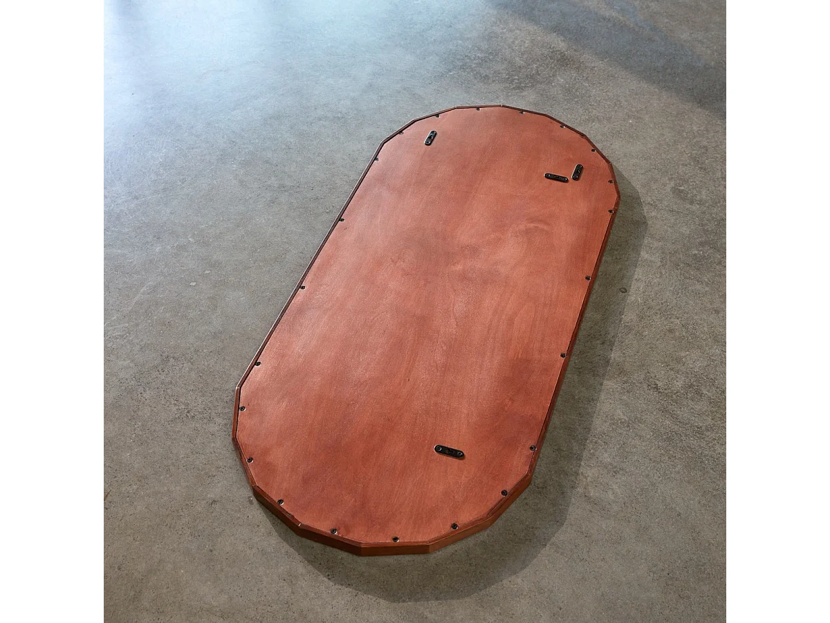 Specchio decorativo in legno di palissandro massello 120x56 cm Jade