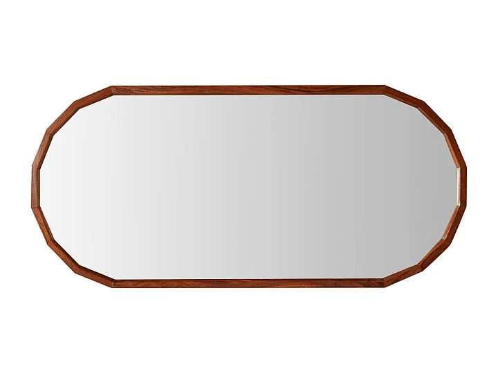 Specchio decorativo in legno di palissandro massello 120x56 cm Jade