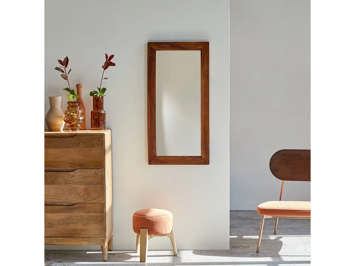 Deko-Spiegel aus Palisander Kwarto 100x50 cm
