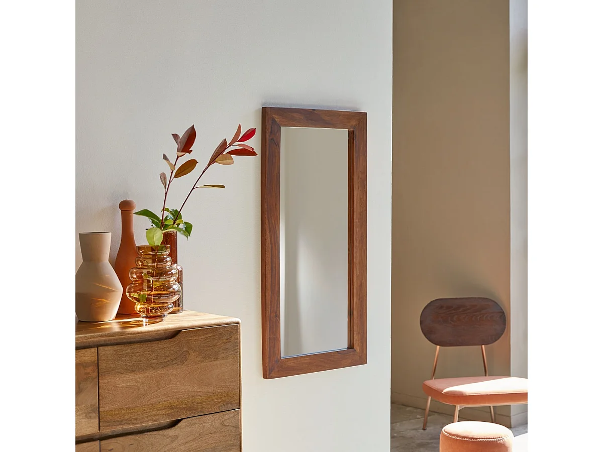 Deko-Spiegel aus Palisander Kwarto 100x50 cm