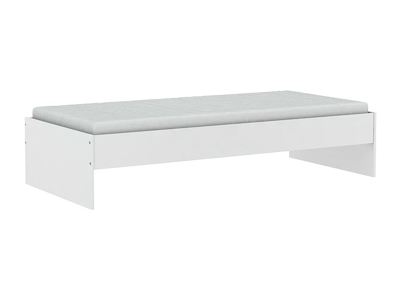 Cama Juvenil Tidy Blanca Habitación 90x200 cm Sin Somier