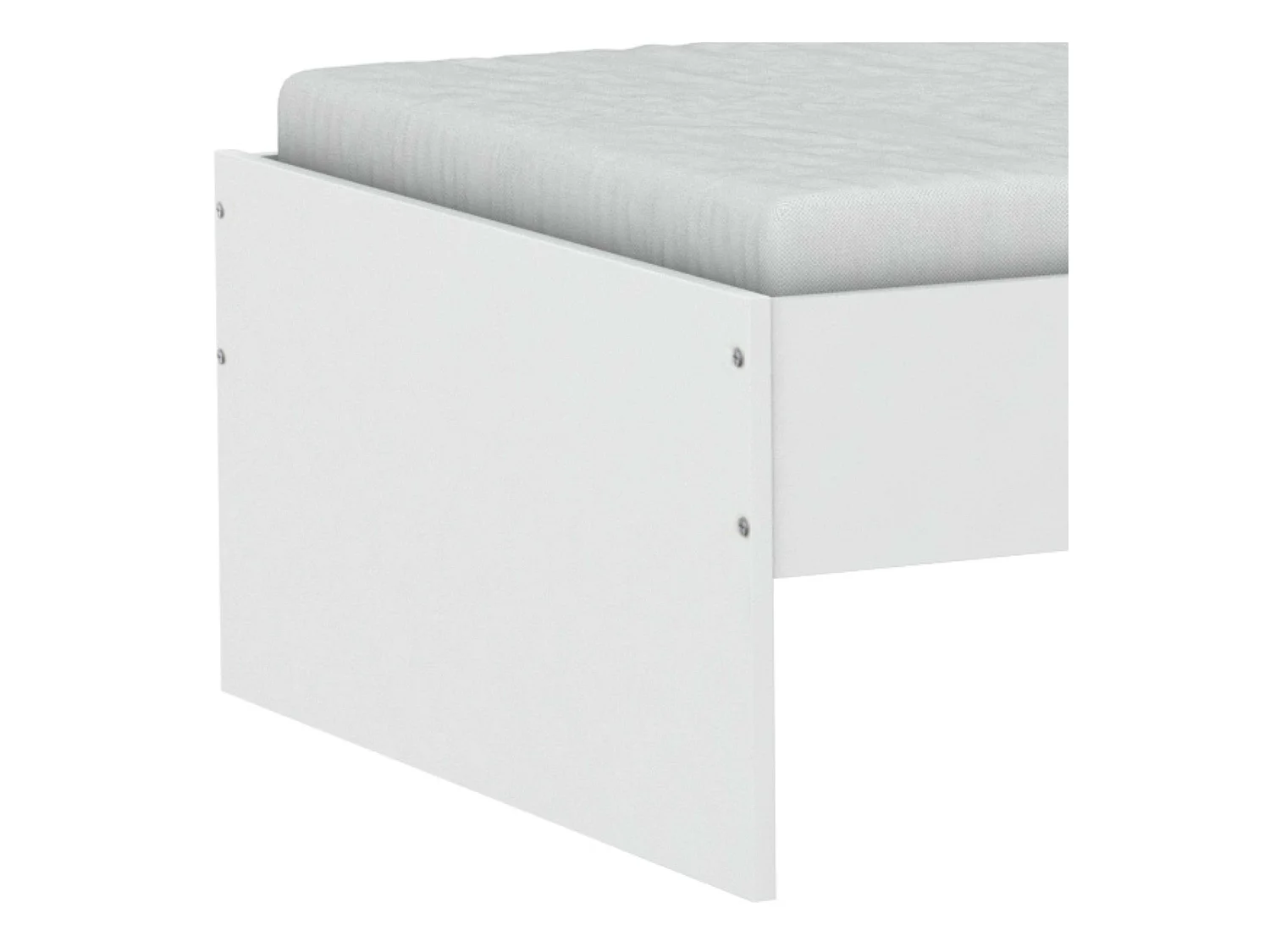 Cama Juvenil Tidy Blanca Habitación 90x200 cm Sin Somier