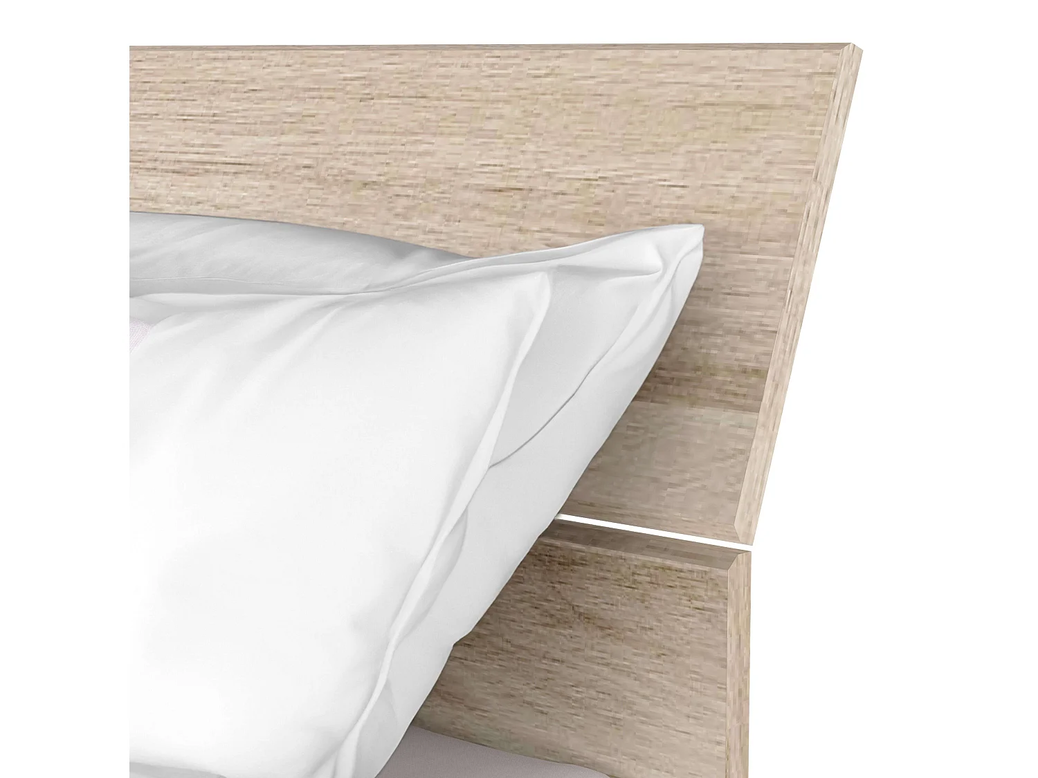 Cama matrimonio Prins dorm. color madera claro melamina 145x79x205 cm