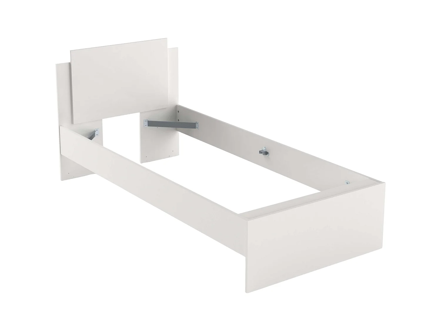 Cama Juvenil Life blanco mate nórdico 90x190-200cm