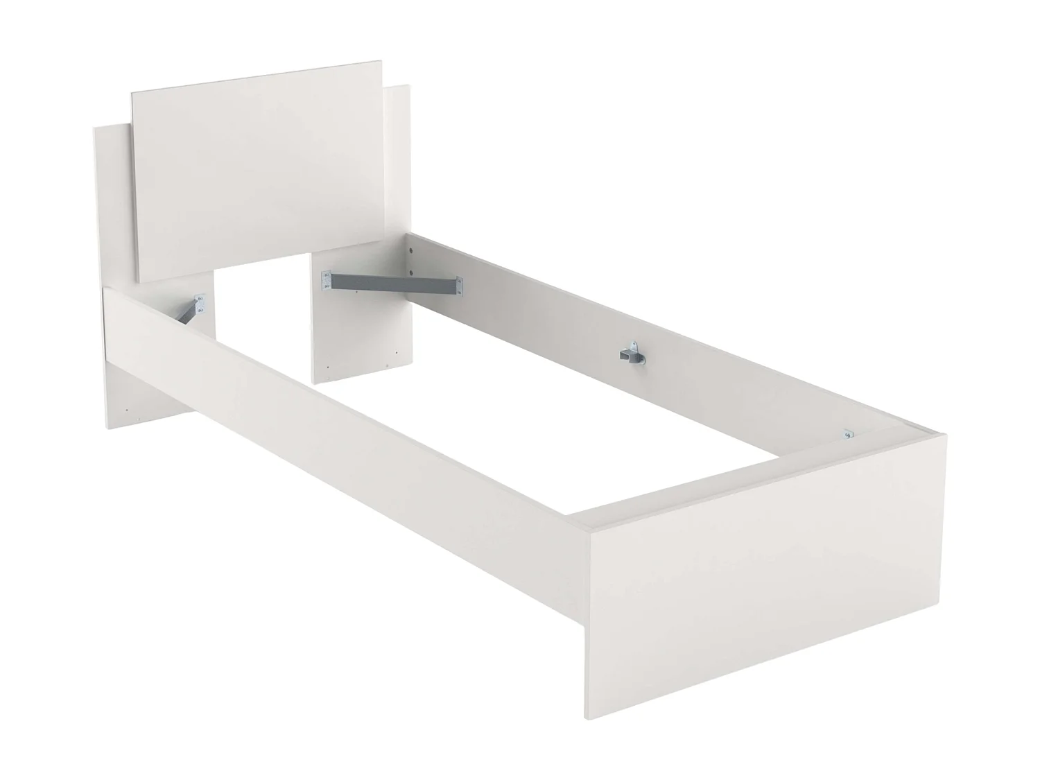 Cama Juvenil Life blanco mate nórdico 90x190-200cm