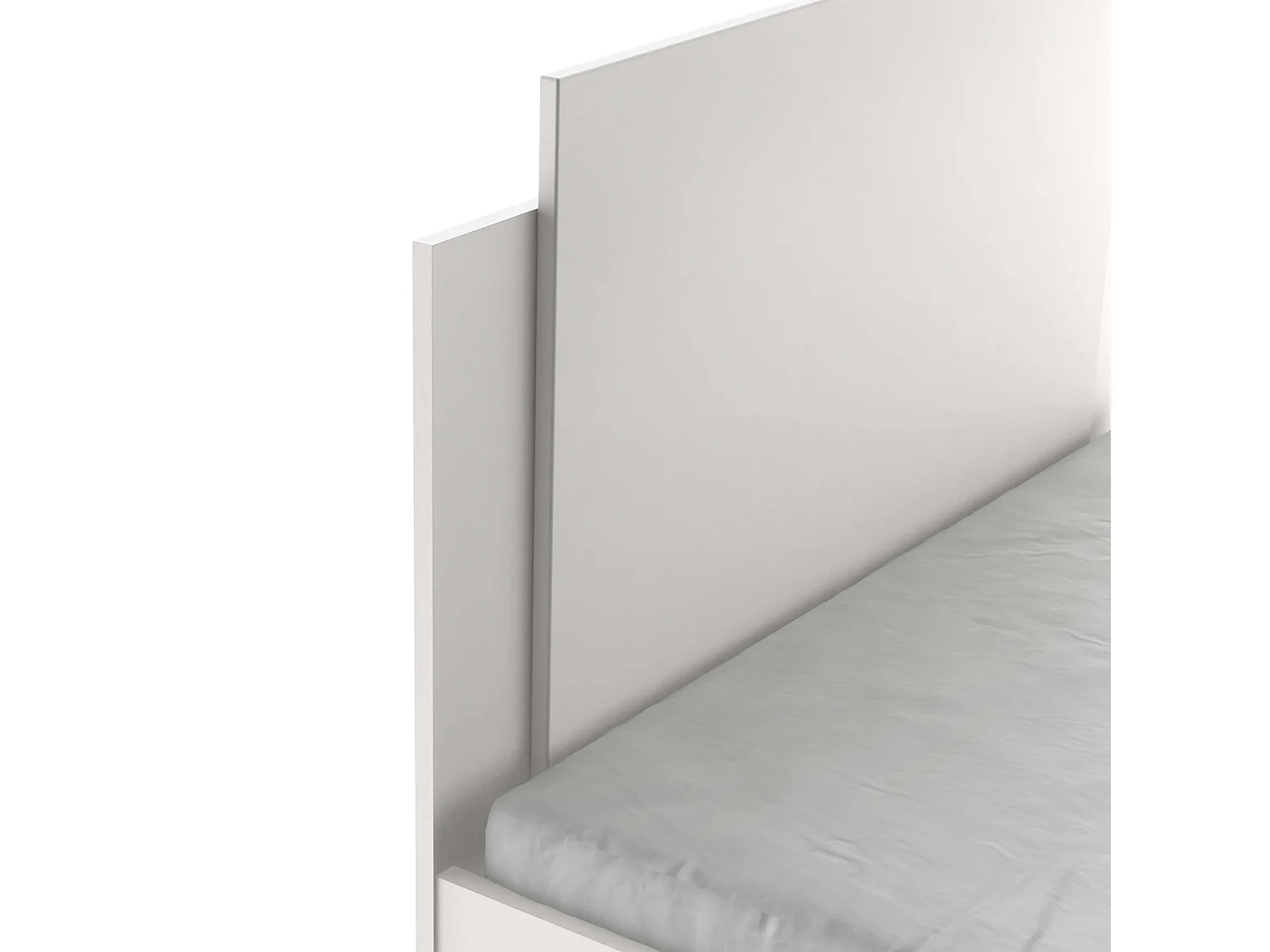 Cama Juvenil Life blanco mate nórdico 90x190-200cm