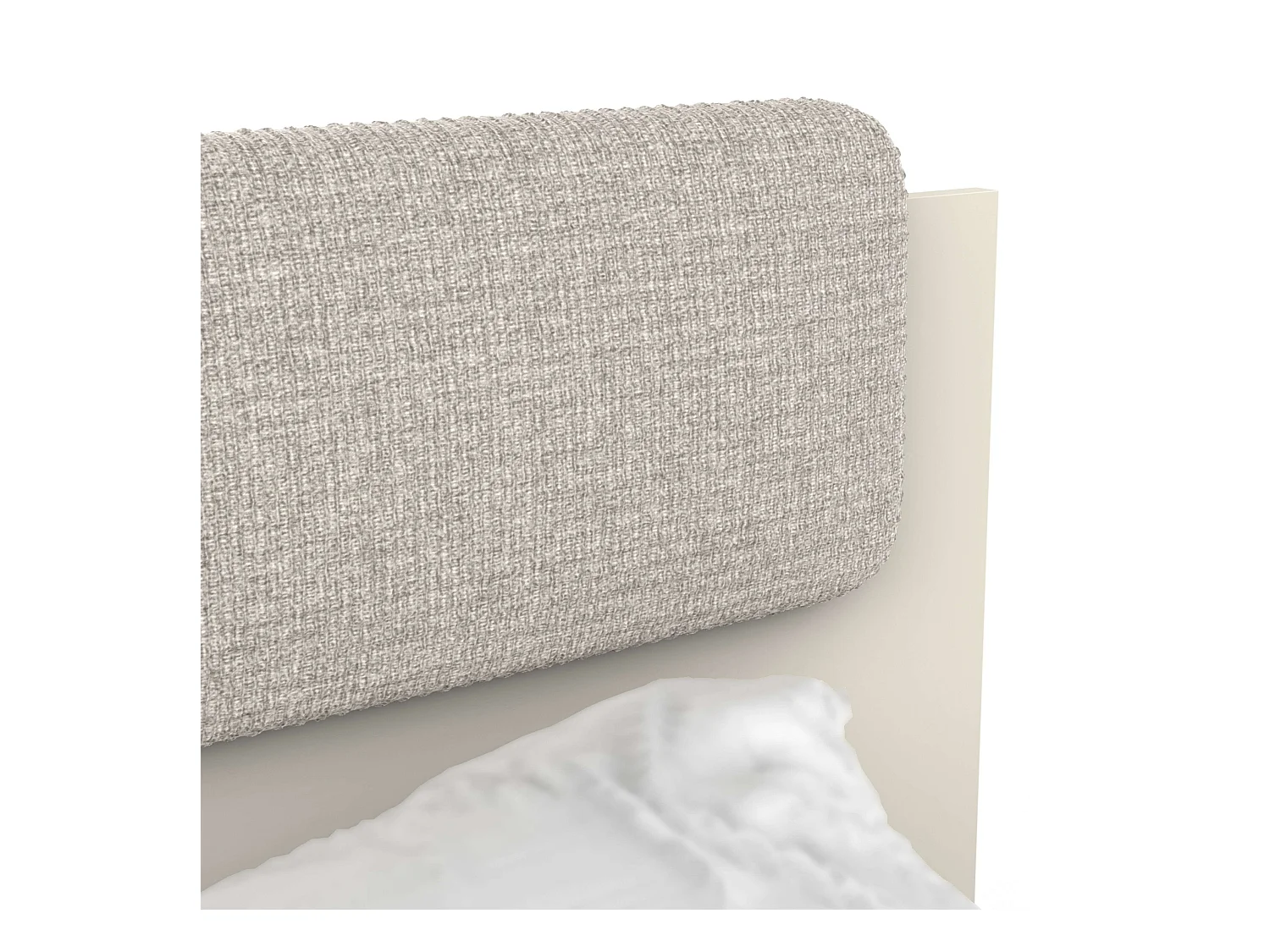 Cama Juvenil Camillia 90x200cm en Roble Vicenza, Gris y Arcilla