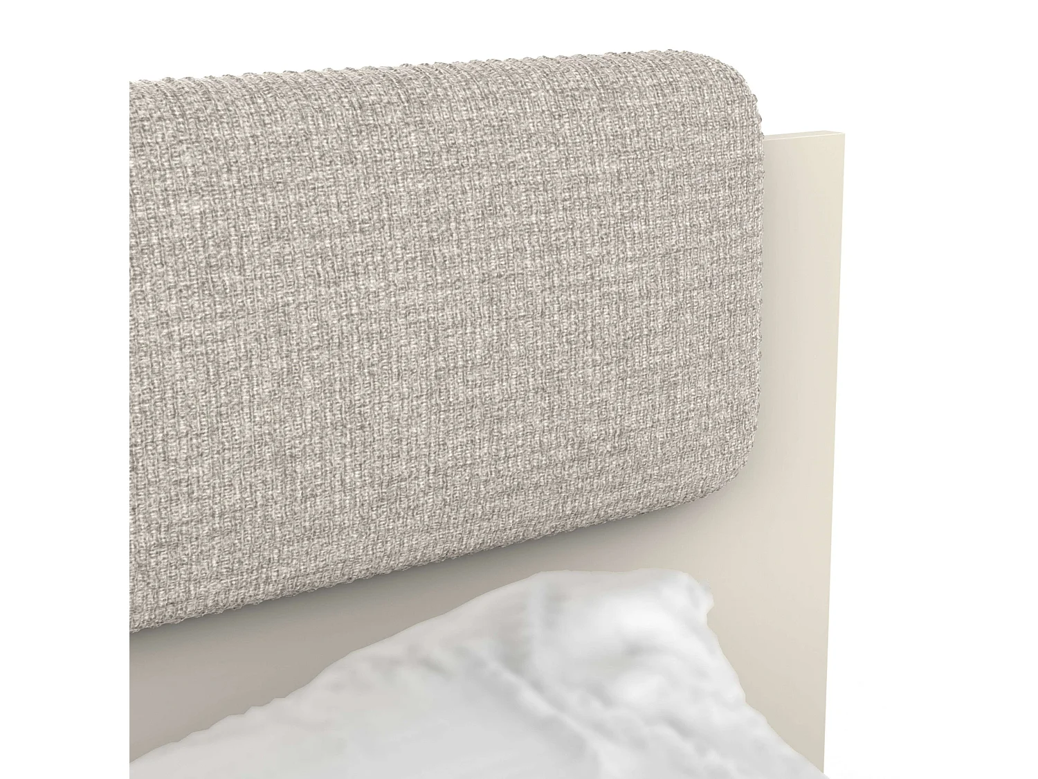 Cama Juvenil Camillia 90x200cm en Roble Vicenza, Gris y Arcilla