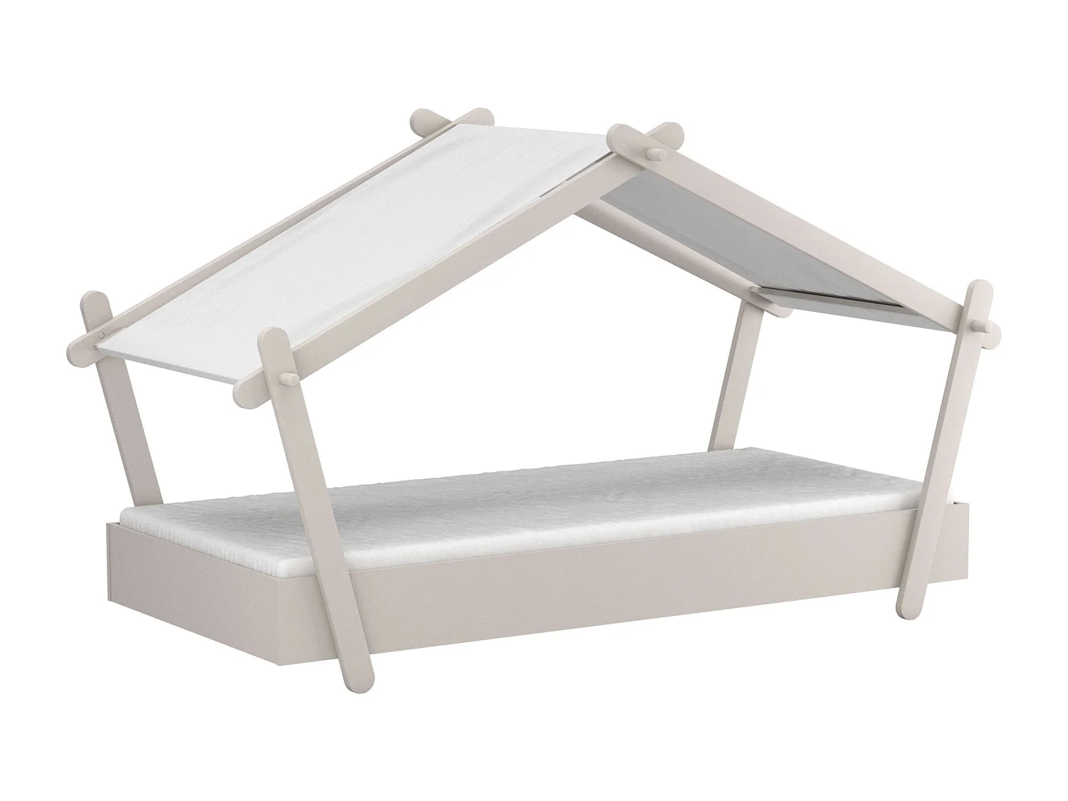 Cama Infantil Casita con Somier 223x130x102 cm