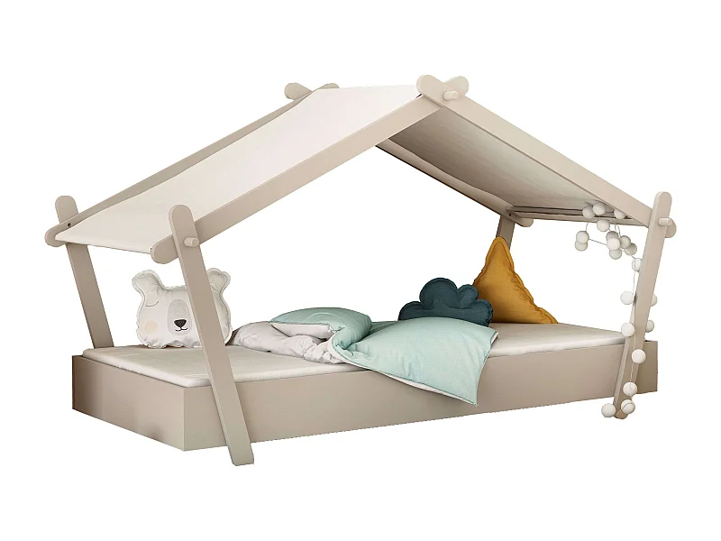 Cama Infantil Casita con Somier 223x130x102 cm