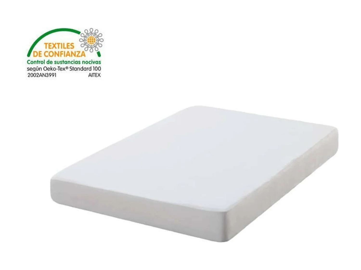 Protège-matelas Altea, imperméable et respirant, 100 % coton, 105 cm