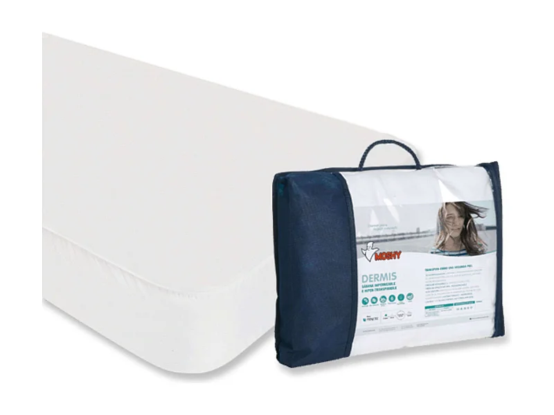 Protector Colchón Dermis Individual Impermeable 150x180/190 cm Blanco