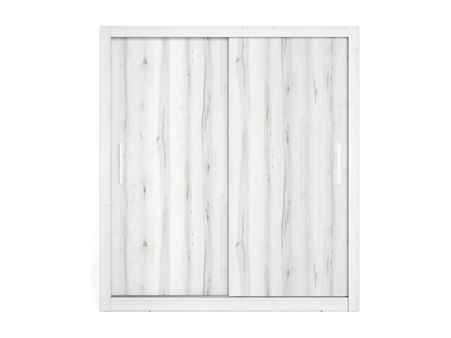 Dormitorio Cama Matrimonio, Cabecero, 2 Mesitas, Cómoda, Armario Blanco/Roble